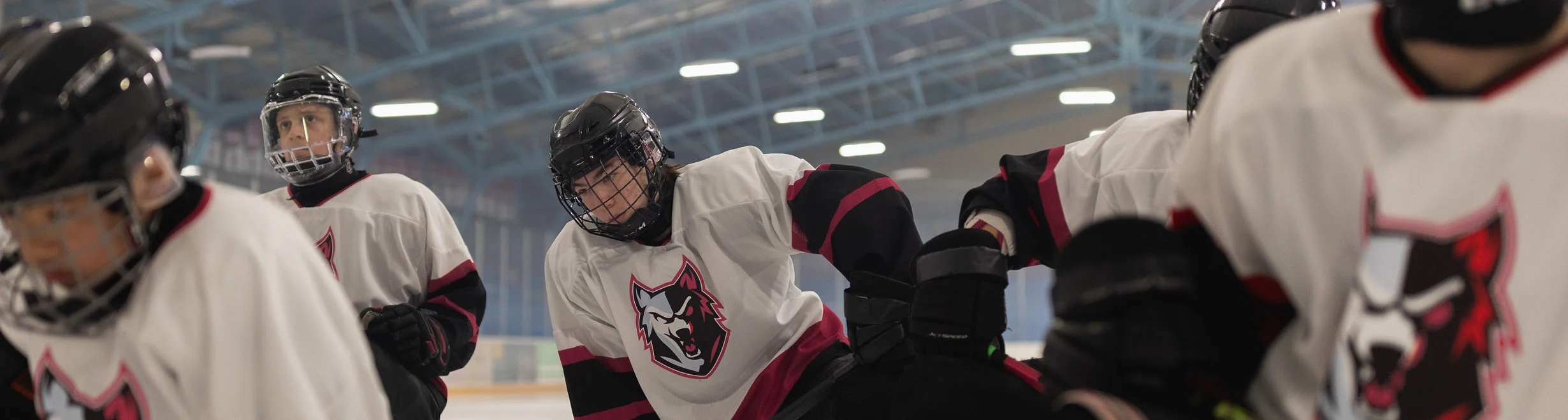 A still of a young person playing hockey from the Athletes for Feel Out Loud video by Kids Help Phone featuring Andre De Grasse