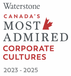 Waterstone for Canada's Most Admired Corporate Cultures award 2023-2025