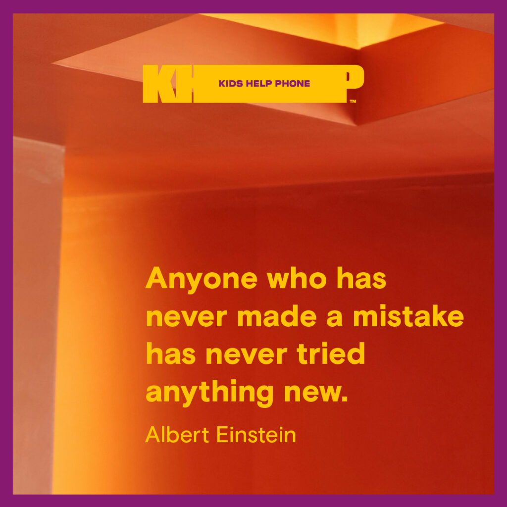 Quote by Albert Einstein that says "Anyone who has never made a mistake has never tried anything new."