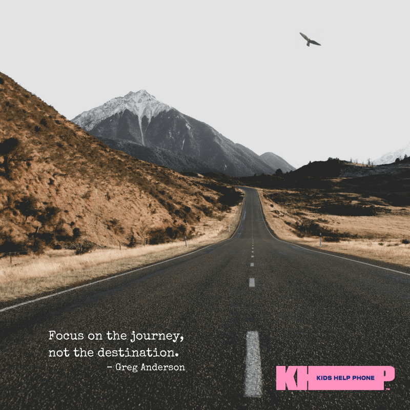 Focus on the journey not the destination