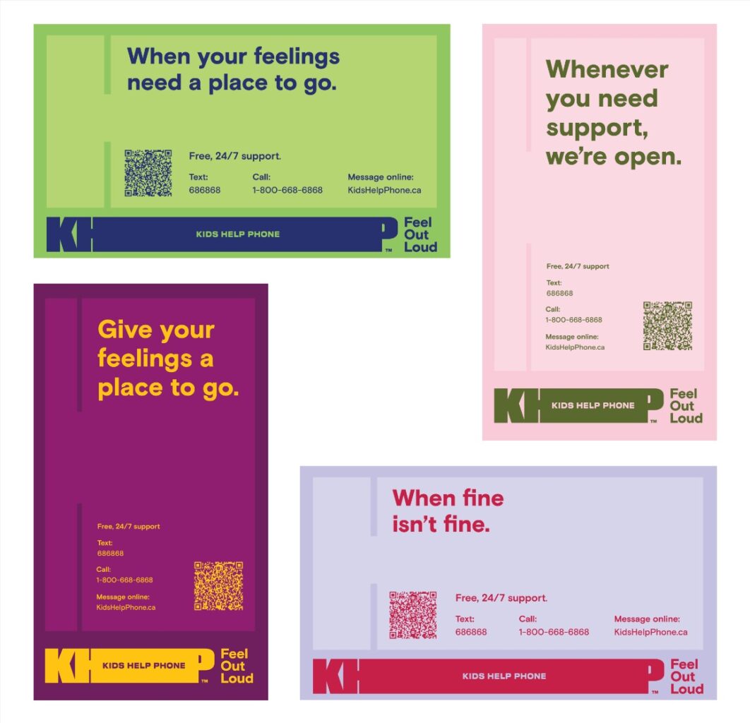 Four KHP youth outreach materials